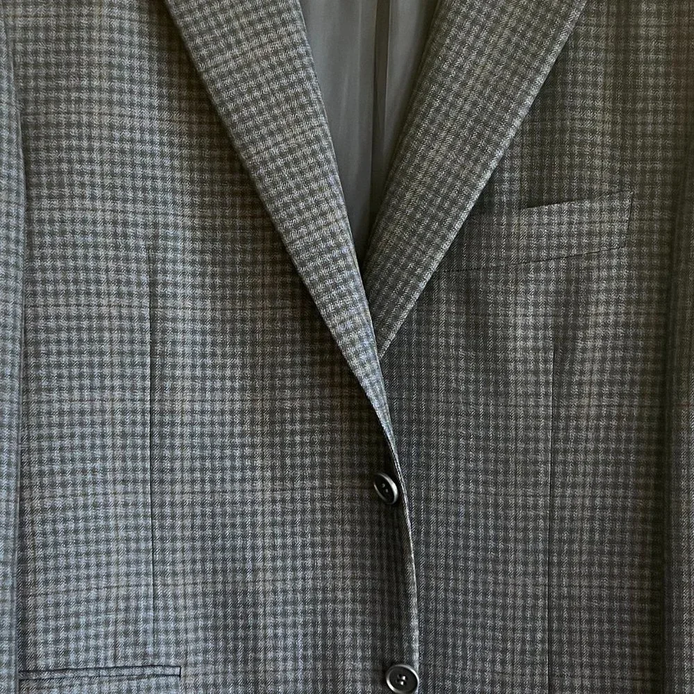 Canali Wool Sport Coat Beautiful Plaid Regular Fit Size US 40 - Picture 2 of 13